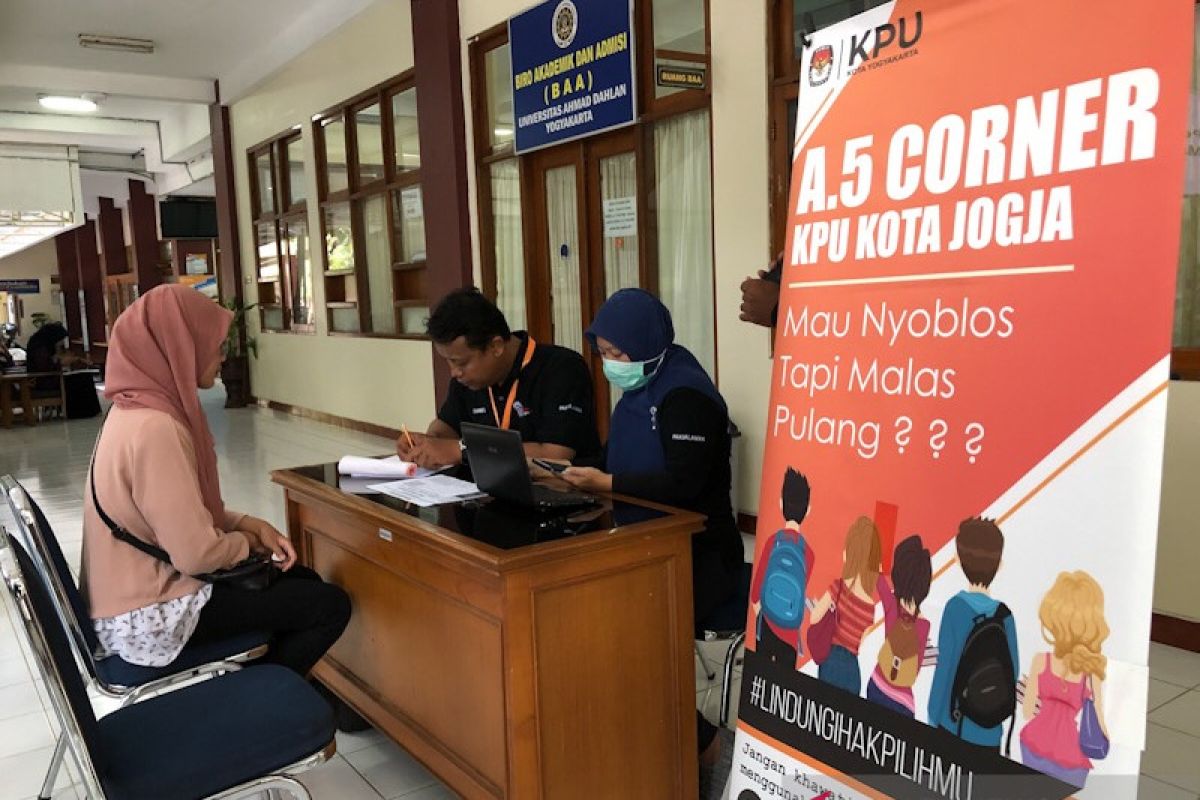 10.411 pemilih tambahan di Yogyakarta tersebar di 1.133 TPS