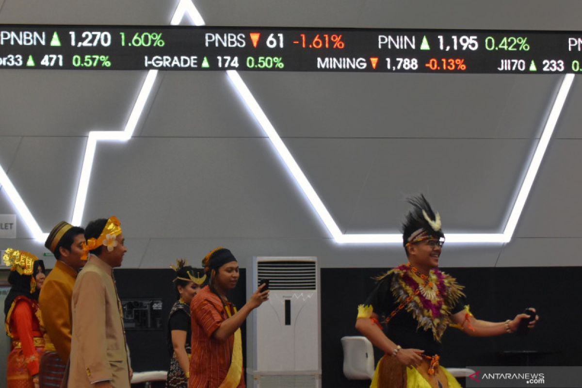 IHSG Senin dibuka menguat 68,18 poin