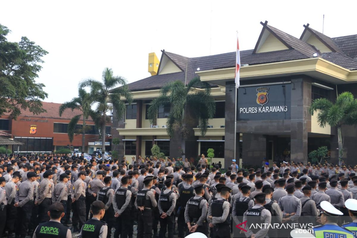 694 personel disebar amankan TPS di Karawang
