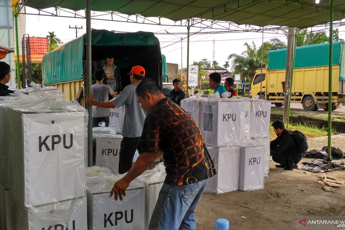 KPU Batanghari selesaikan distribusi logistik semua kecamatan