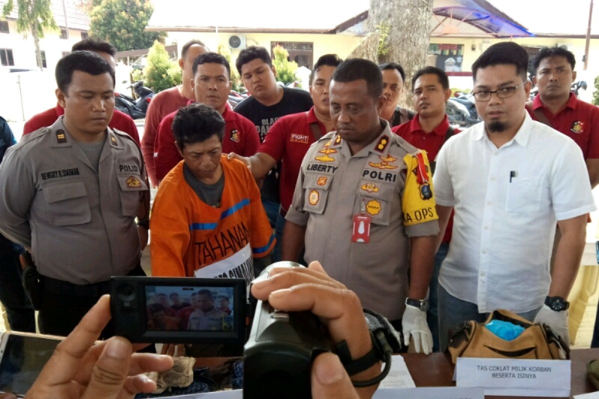 Polisi Simalungun tembak kaki tersangka pembunuhan