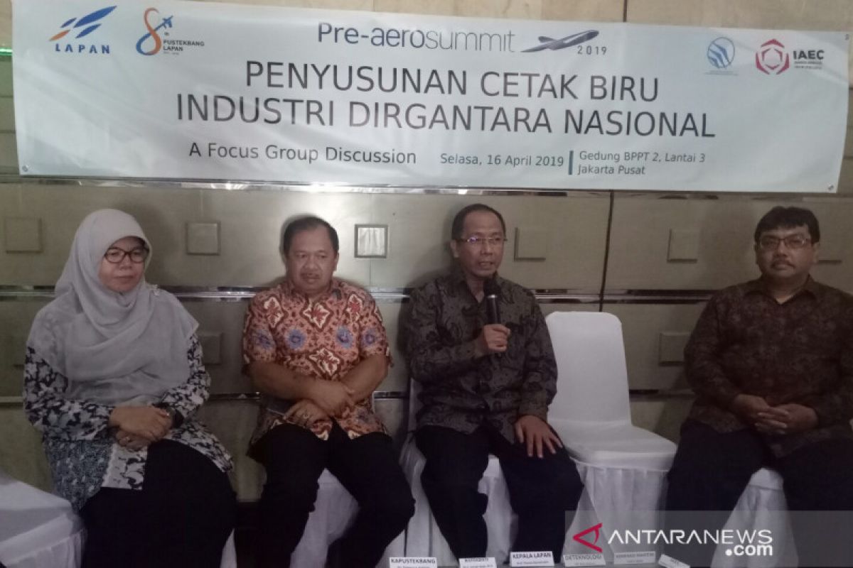 Lapan akan susun cetak biru industri dirgantara nasional