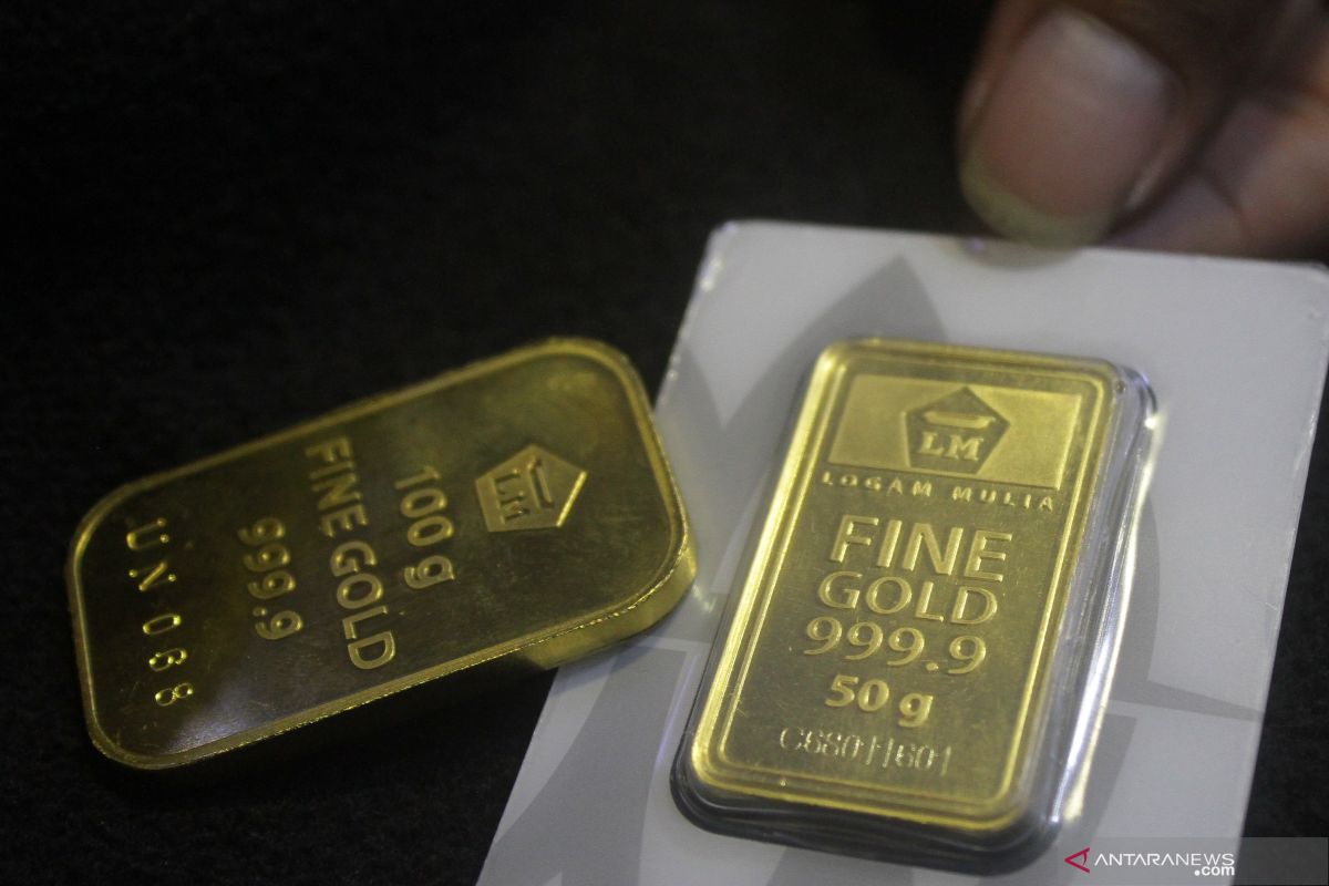 Harga emas berjangka jatuh di bawah nilai psikologis