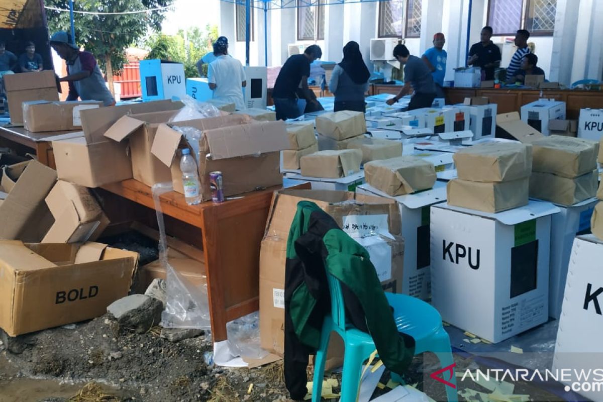 Logistik Pemilu di Banggai baru capai 10 kecamatan