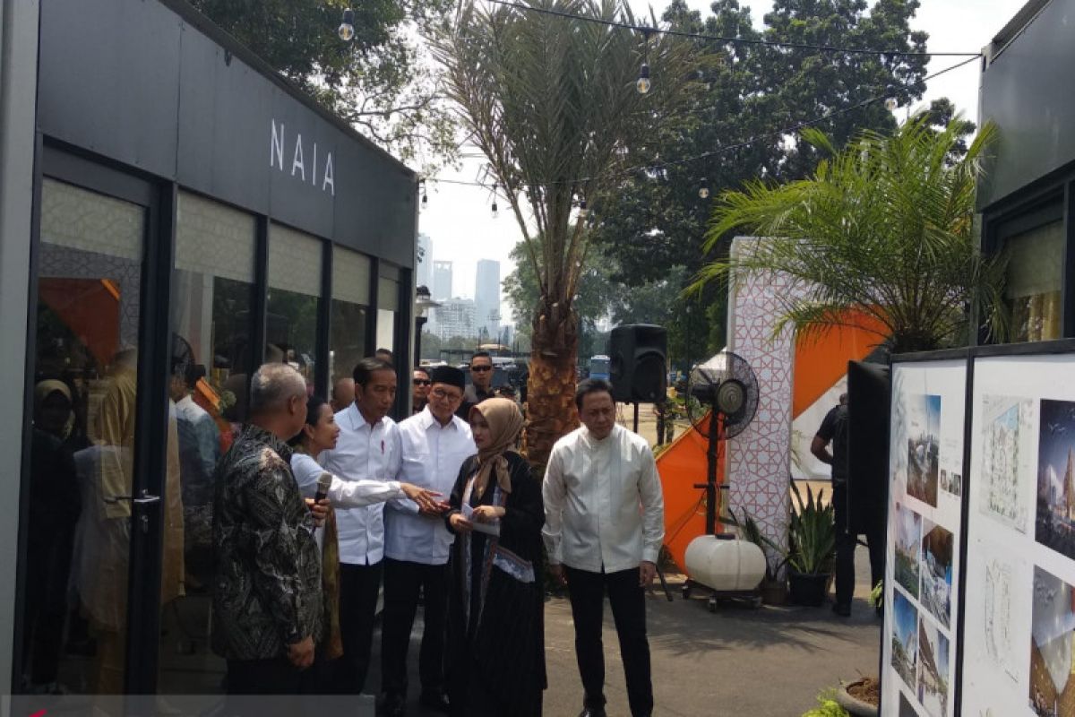Presiden Jokowi resmikan Halal Park pertama di Indonesia