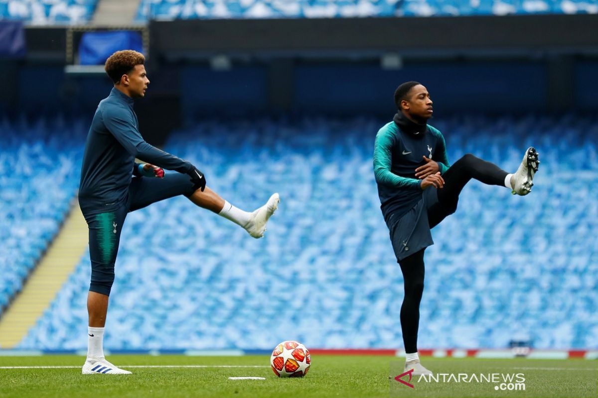 Ikut latihan, Alli dan Lamela mungkin bela Tottenham hadapi City