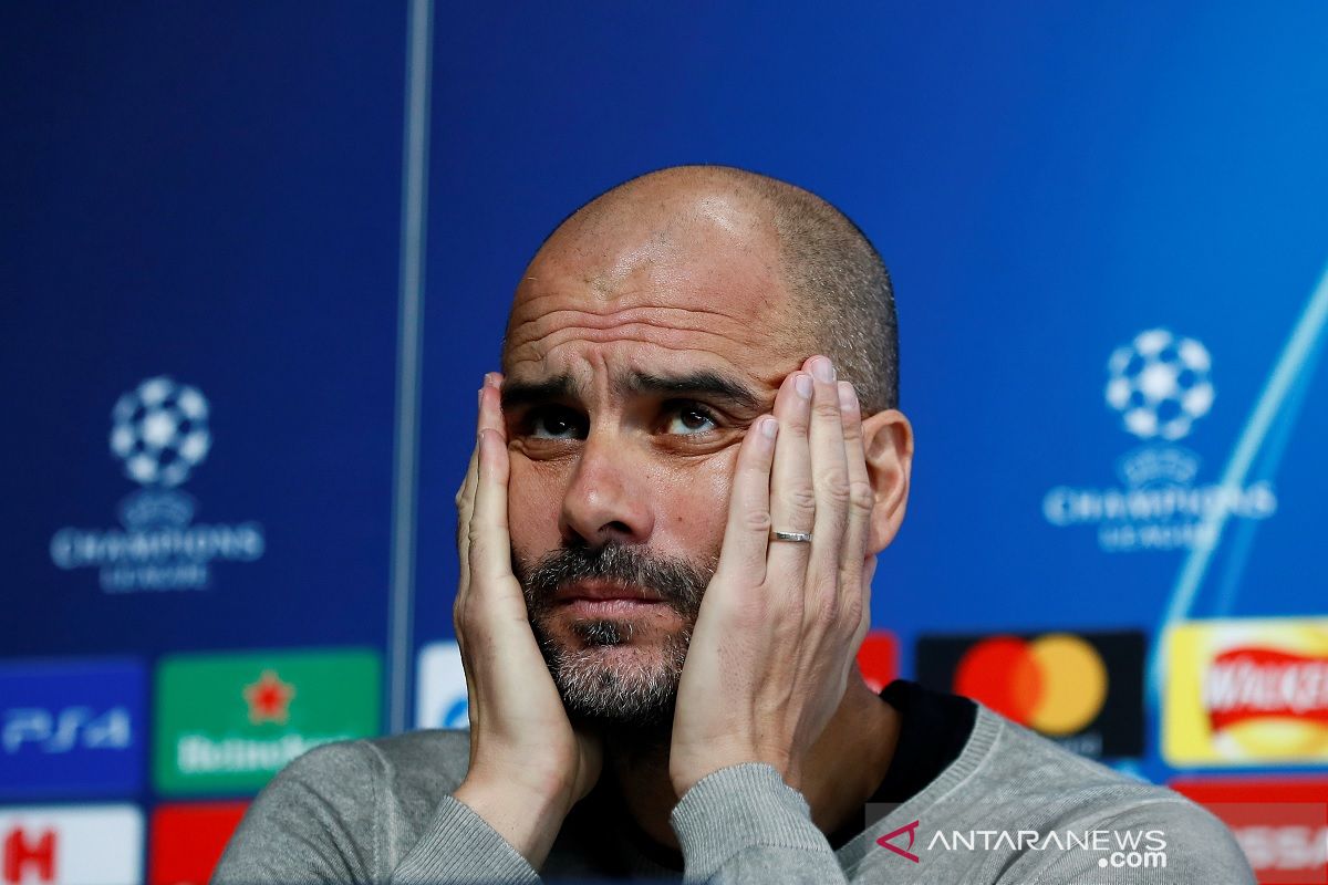 Guardiola minta dukungan suporter, agar city kalahkan Hotspur