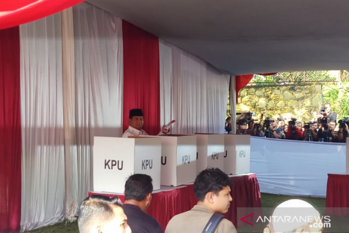 Capres Prabowo optimis menang Pilpres 63 persen