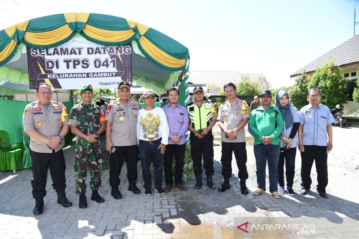 Kapolda Kalsel:  Pemungutan suara  kondusif