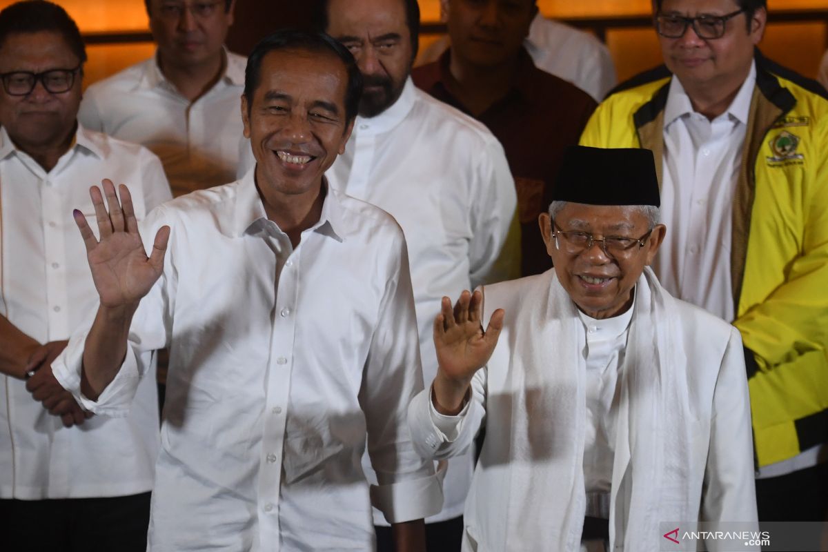 Pasangan Jokowi-KH Ma'ruf Amin unggul di Kulon Progo