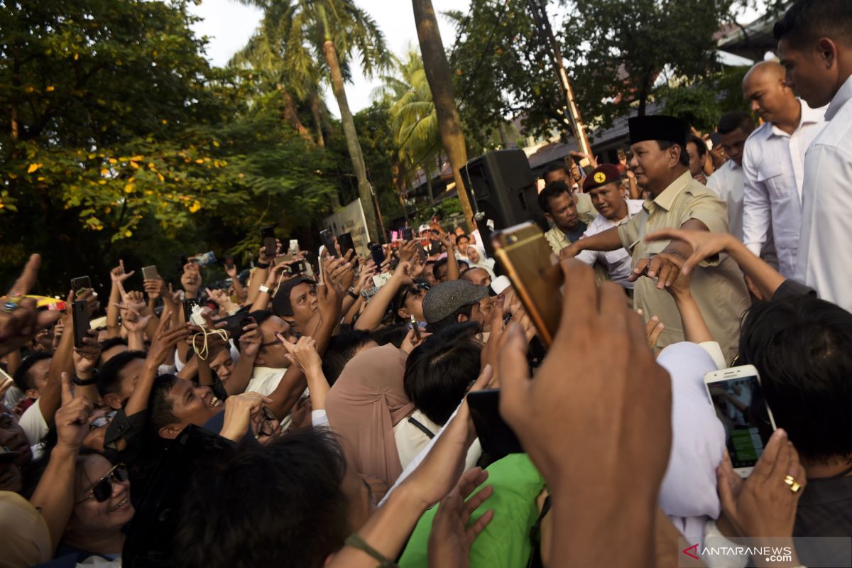 Prabowo raih kemenangan hasil 