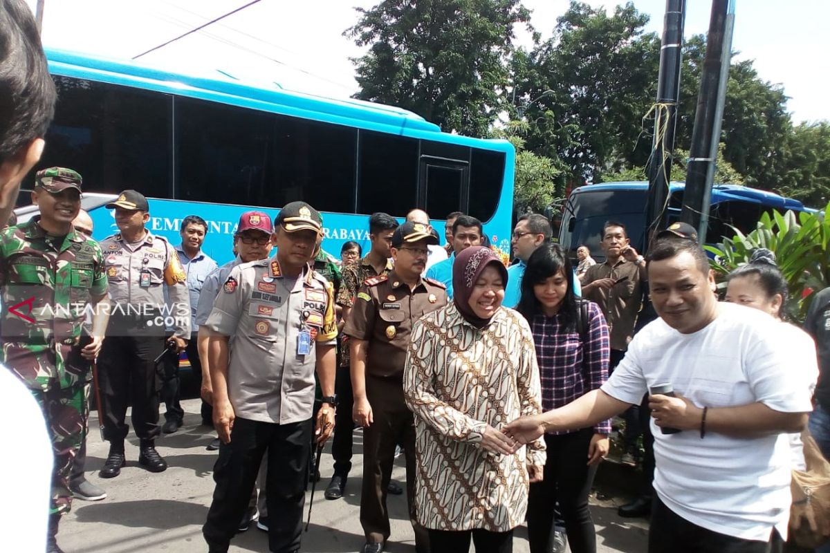 Jajaran Forpimda Surabaya keliling tinjau TPS