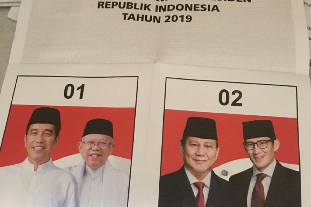 Prabowo unggul sementara atas Jokowi di  TPS Makassar
