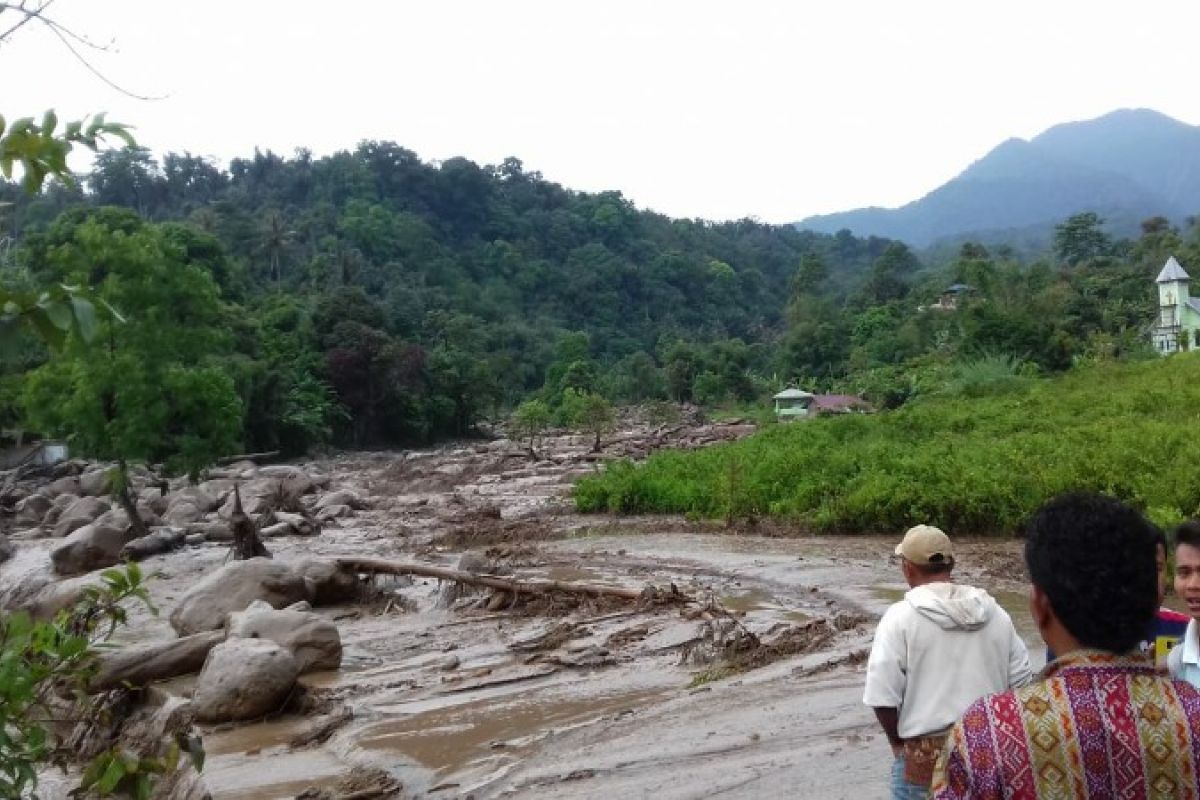 The flash floods hit  Deliserdang in North Sumatra