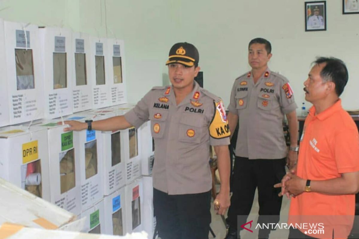 Polres Banjarbaru jaga ketat kotak suara di PPK.