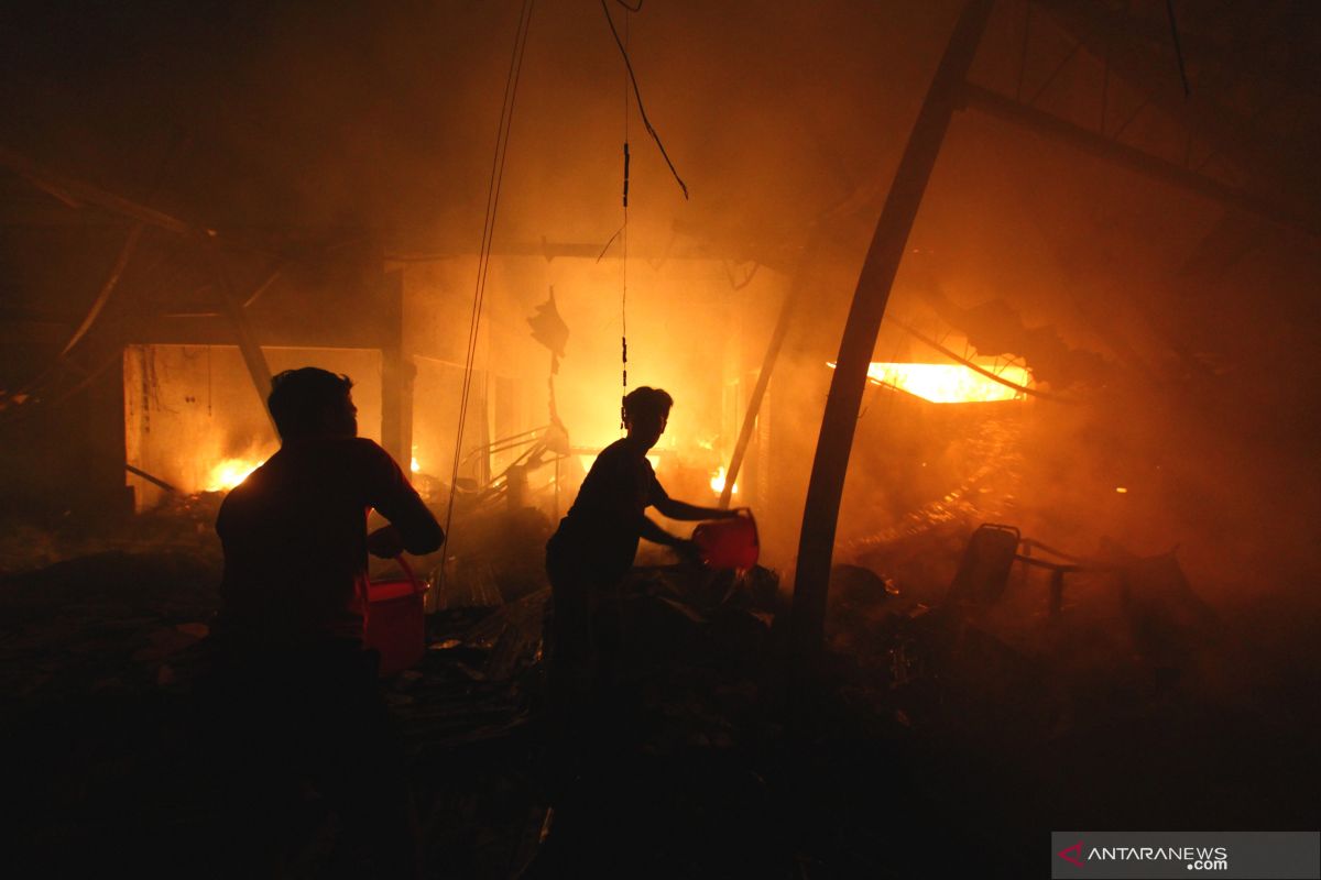 Kebakaran Pasar Lawang Malang