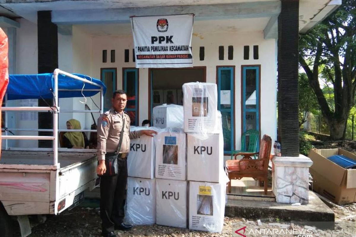 PPK di Pasaman Barat mulai terima surat suara dari KPPS