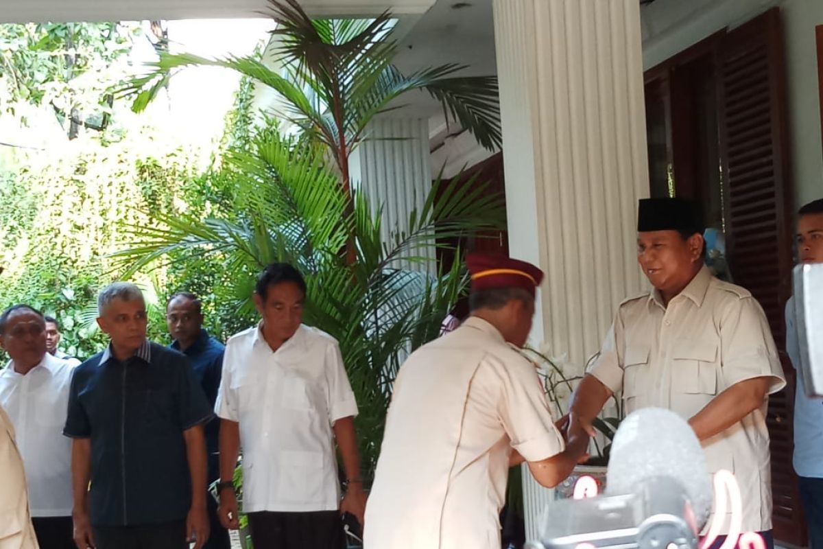 Prabowo terima kunjungan purnawirawan laporkan hasil pemilu