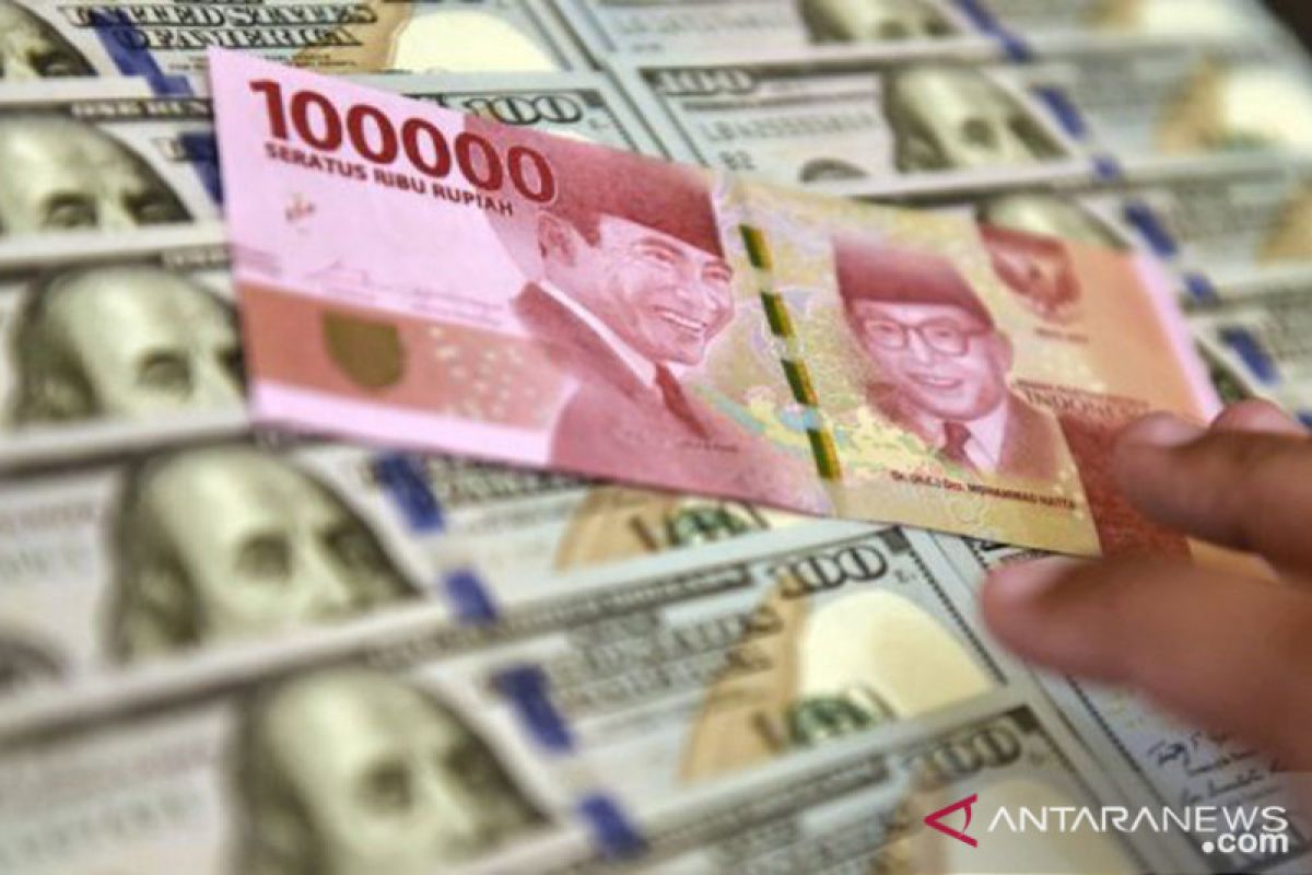 Rupiah jumat pagi menguat 14 poin