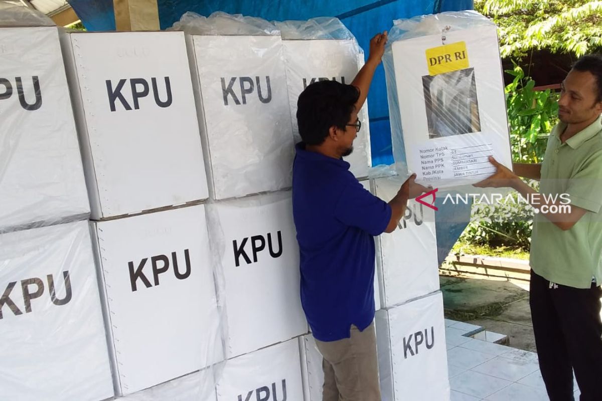 Logistik rekapitulasi penghitungan suara di Jember bergeser ke PPK