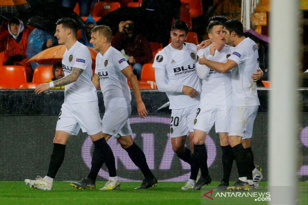Liga Eropa - Valencia ke semifinal usai tundukkan Villarreal 2-0