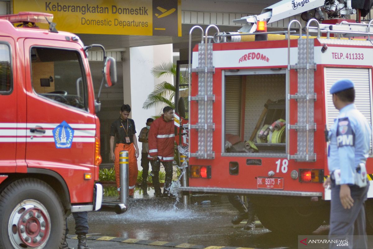 Kebakaran Bandara Ngurah Rai Bali  sudah dipadamkan