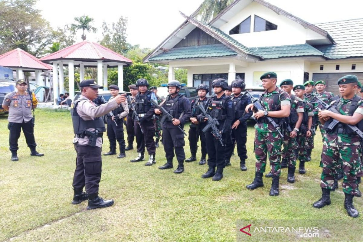 Pengawalan ketat dilakukan dalam setiap tahapan pemilu di Palangka Raya