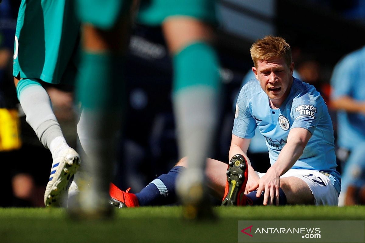 Kemungkinan terburuk, De Bruyne menepi di sisa musim Liga Inggris