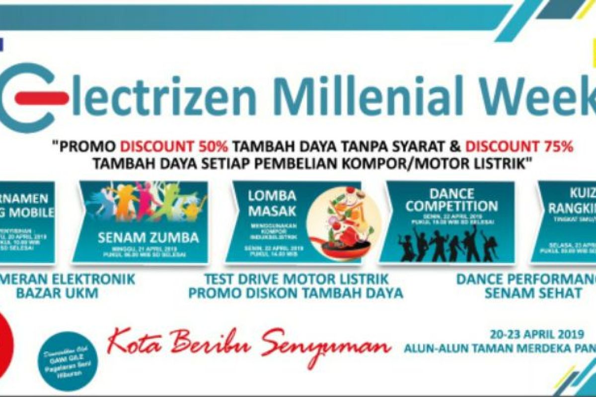 Ramaikan Electrizen Millenial Week, PLN Babel gandeng kaum millenial