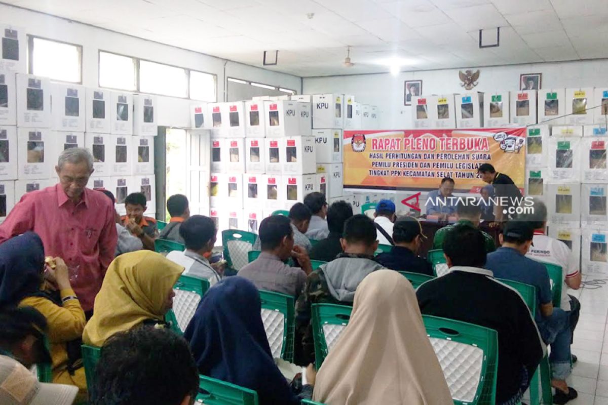 KPU Kapuas sudah terima rekapitulasi suara dari 14 PPK