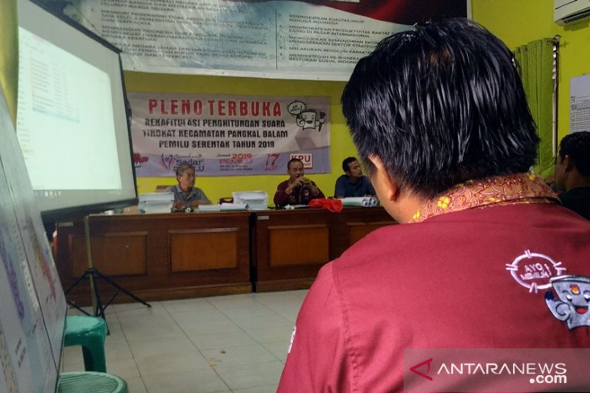 Jokowi-Ma'ruf comes through with flying colors in Ampui Pangkalpinang