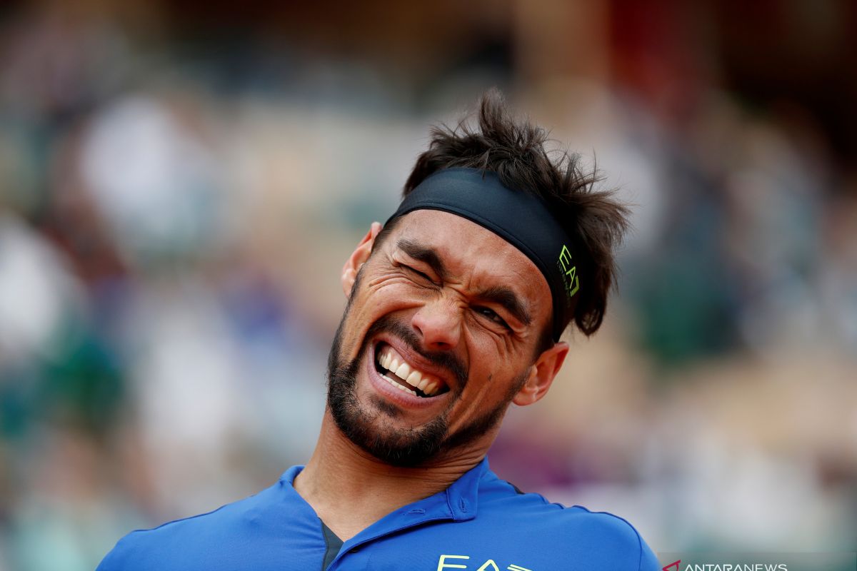 Fognini melaju ke putaran dua Italia Open