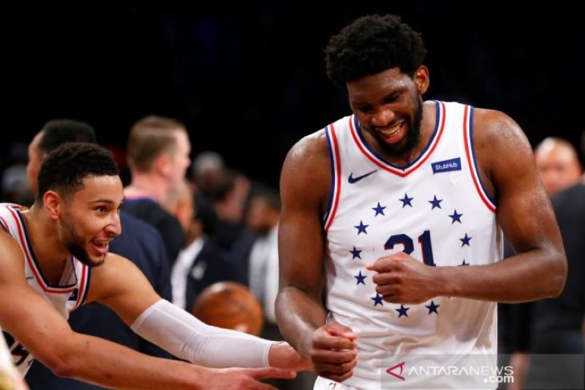 Menang lagi di markas Nets, Sixers perbesar keunggulan 3-1