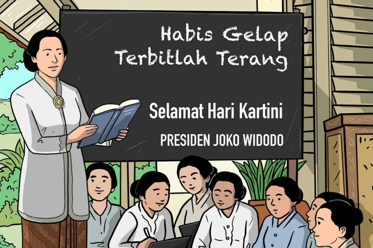 Presiden Joko Widodo sampaikan ucapan selamat Hari Kartini