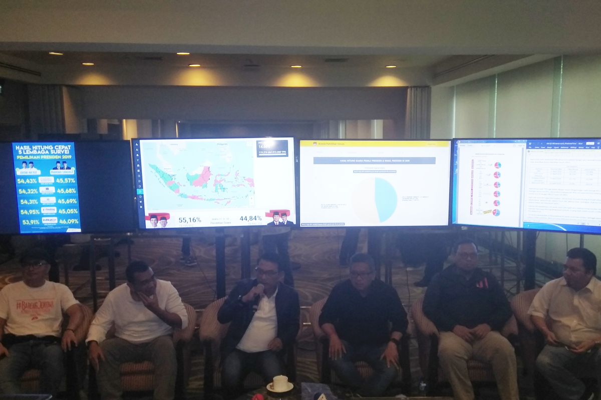 TKN kenalkan "war room" pemantauan hasil penghitungan suara pemilu