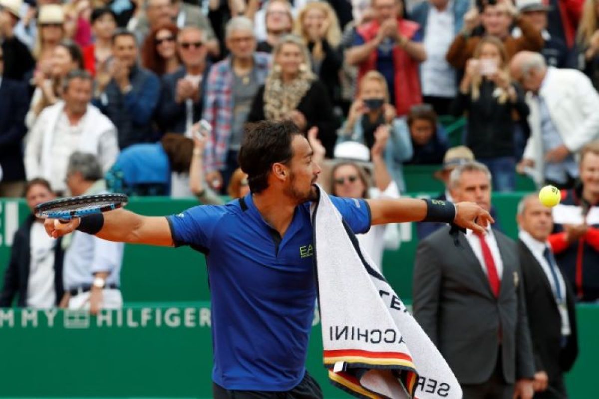 Fognini tumbangkan Nadal di semifinal Monte Carlo Masters