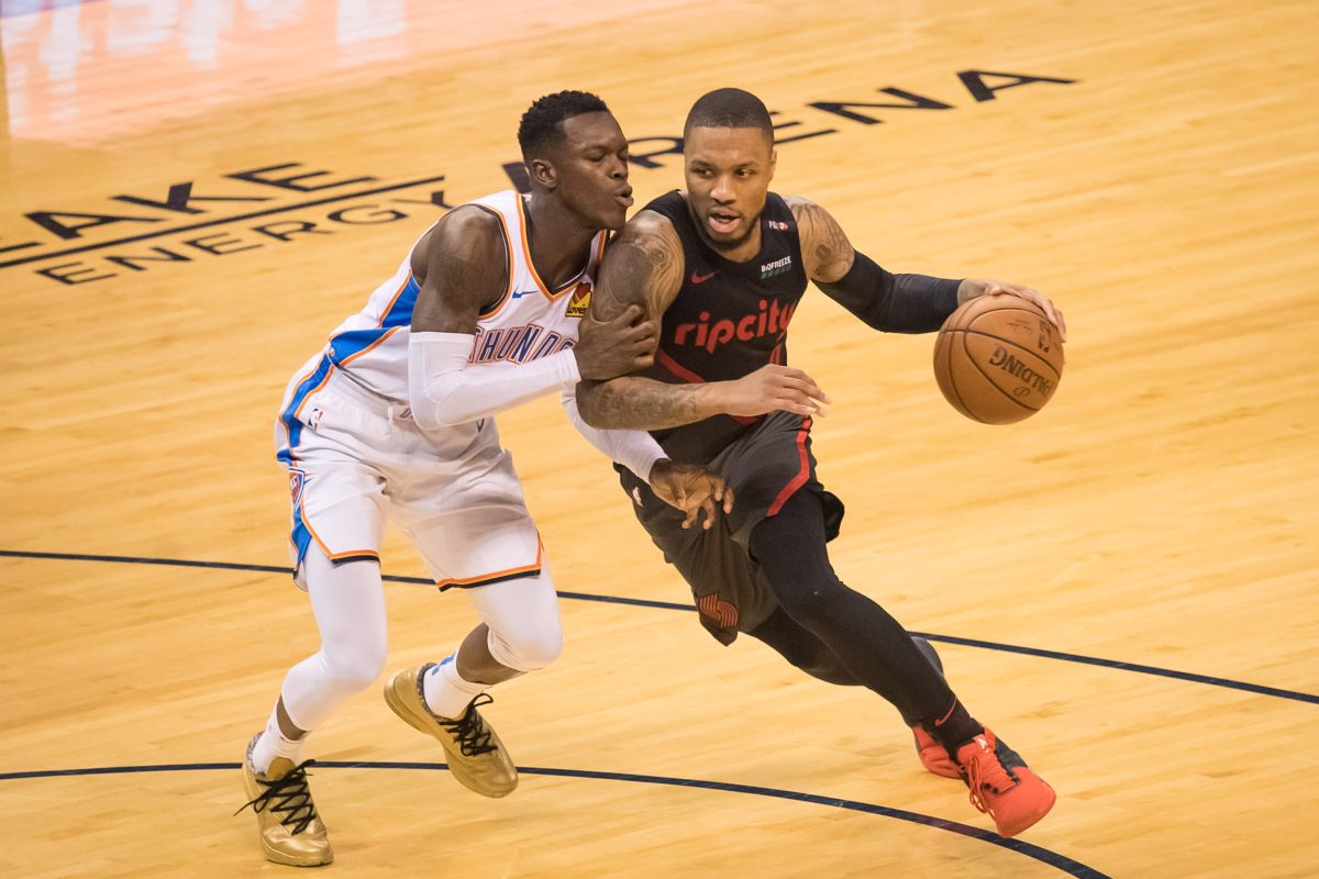 Blazers untuk unggul 3-1 atas Thunder