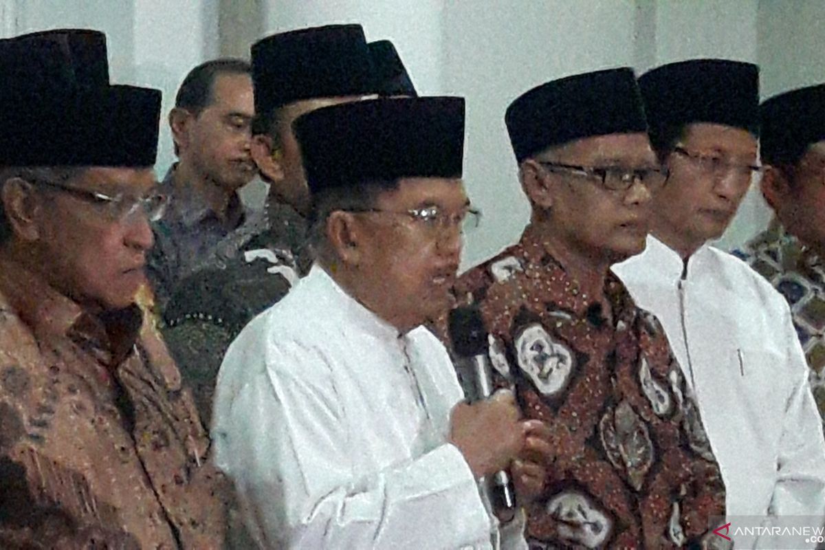 Wapres imbau pertemuan antar capres lebih cepat