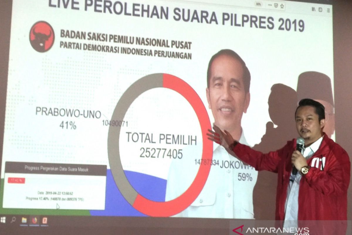 PDIP buka kamar hitung suara Pemilu 2019