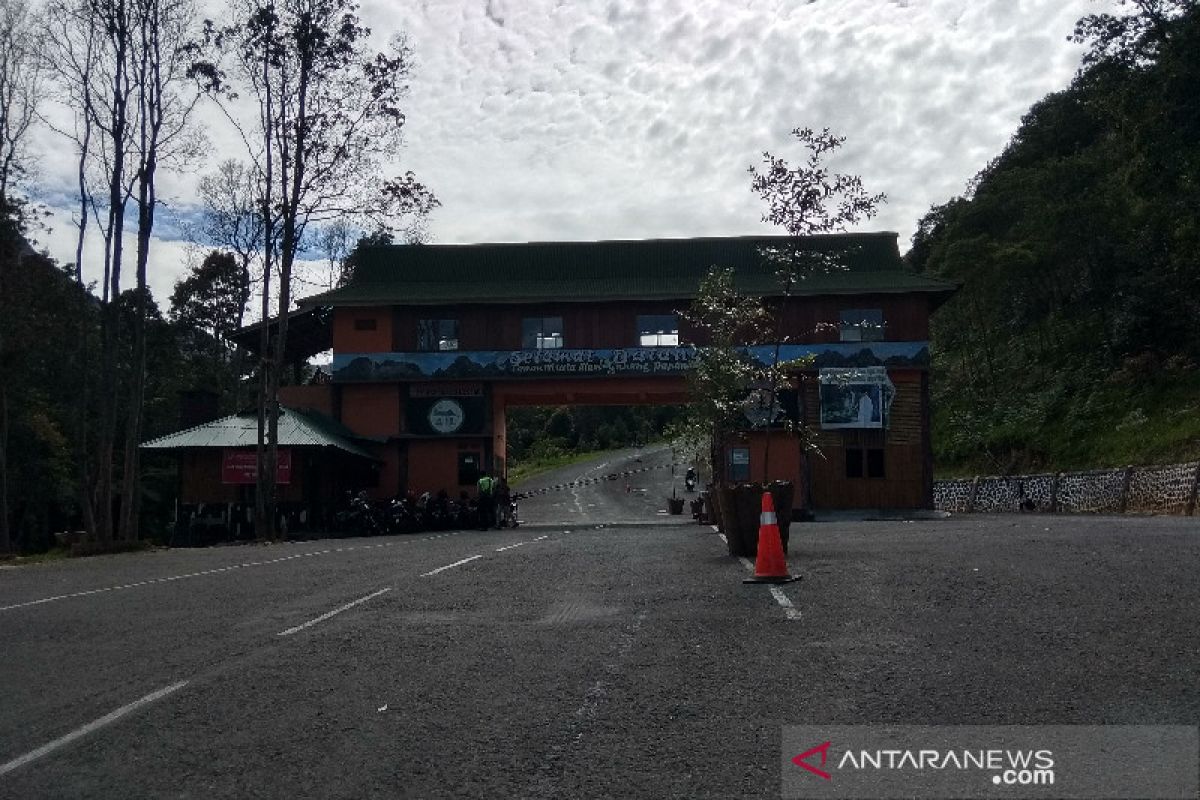 Jalur Taman Wisata Alam Gunung Papandayan  bisa dilintasi bus