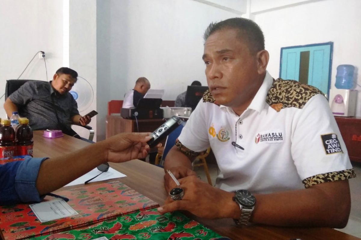 Bawaslu Biak terima tiga laporan pelanggaran pidana pemilu