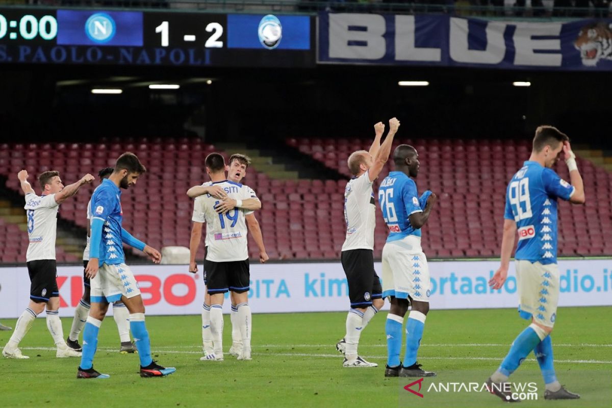 Napoli dipermalukan Atalanta di kandang sendiri