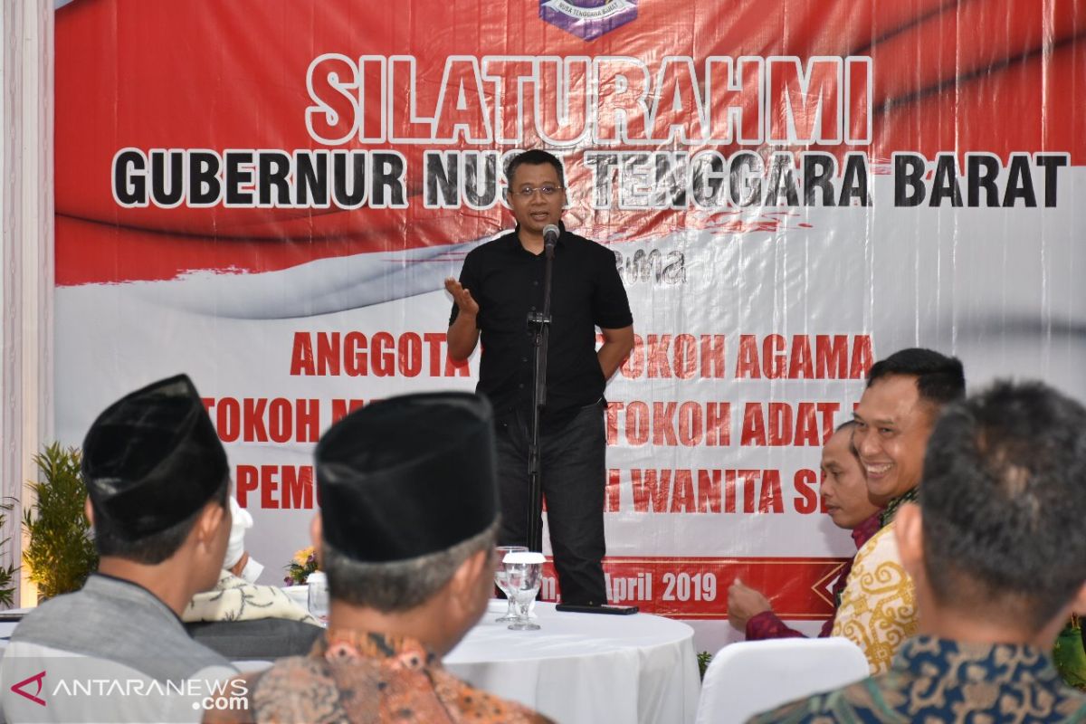 Gubernur NTB minta warga jaga persatuan meski beda pilihan