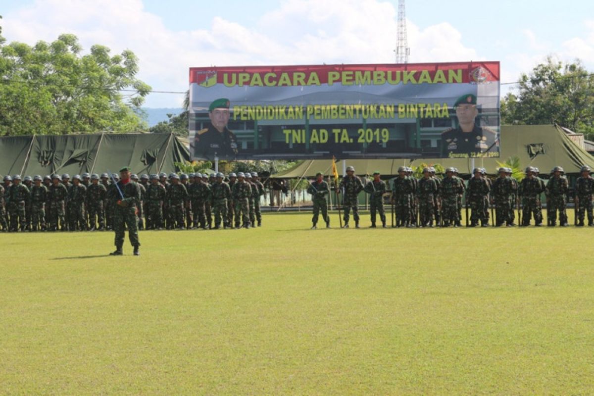 348 prajurit Tamtama ikuti  Diktukba TNI AD 2019