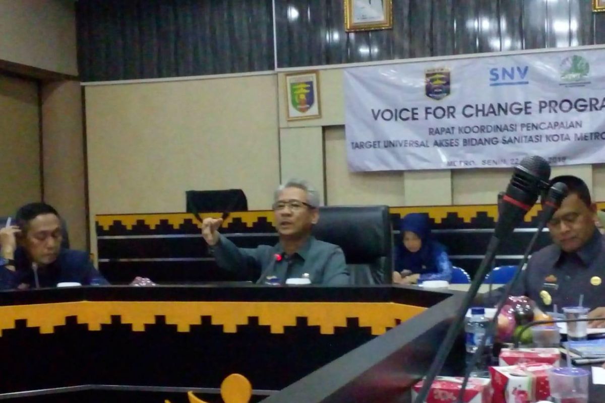 Kota Metro Lampung siap atasi masalah sanitasi buruk