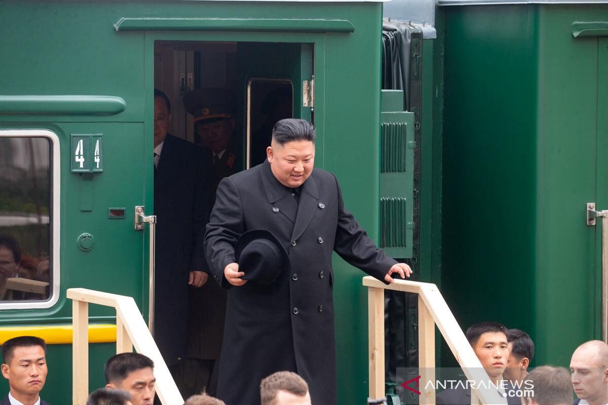 Kim Jong Un tiba di Rusia untuk bertemu Putin