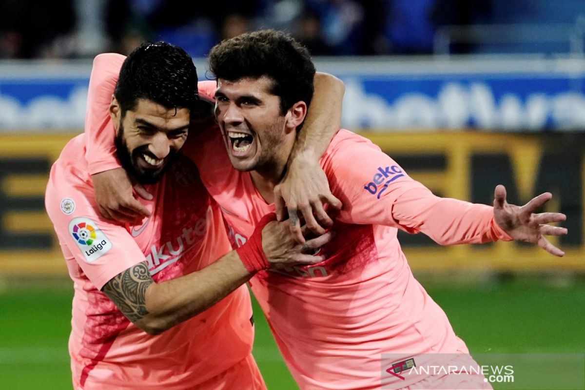 Bungkam Alaves, Barcelona letakkan satu tangan di trofi juara
