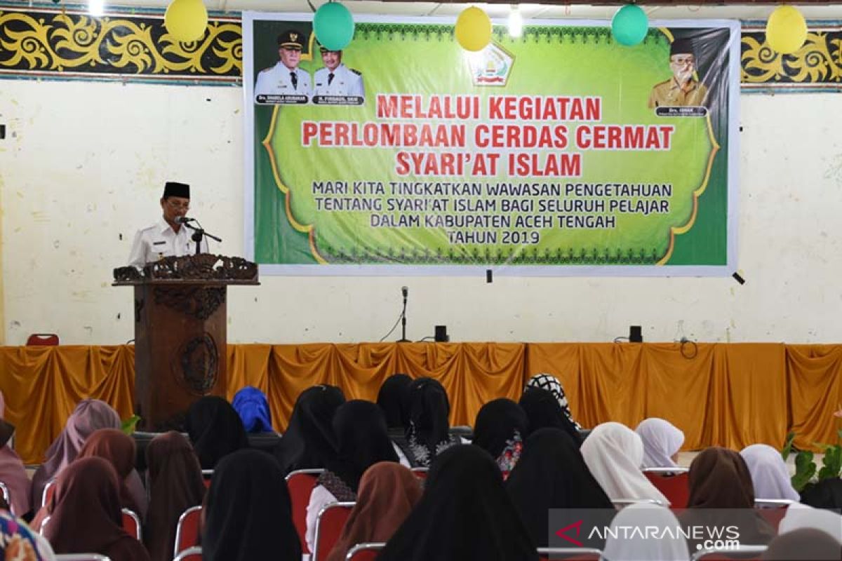 Pelajar Aceh Tengah lomba cerdas cermat berwawasan Syari'at Islam