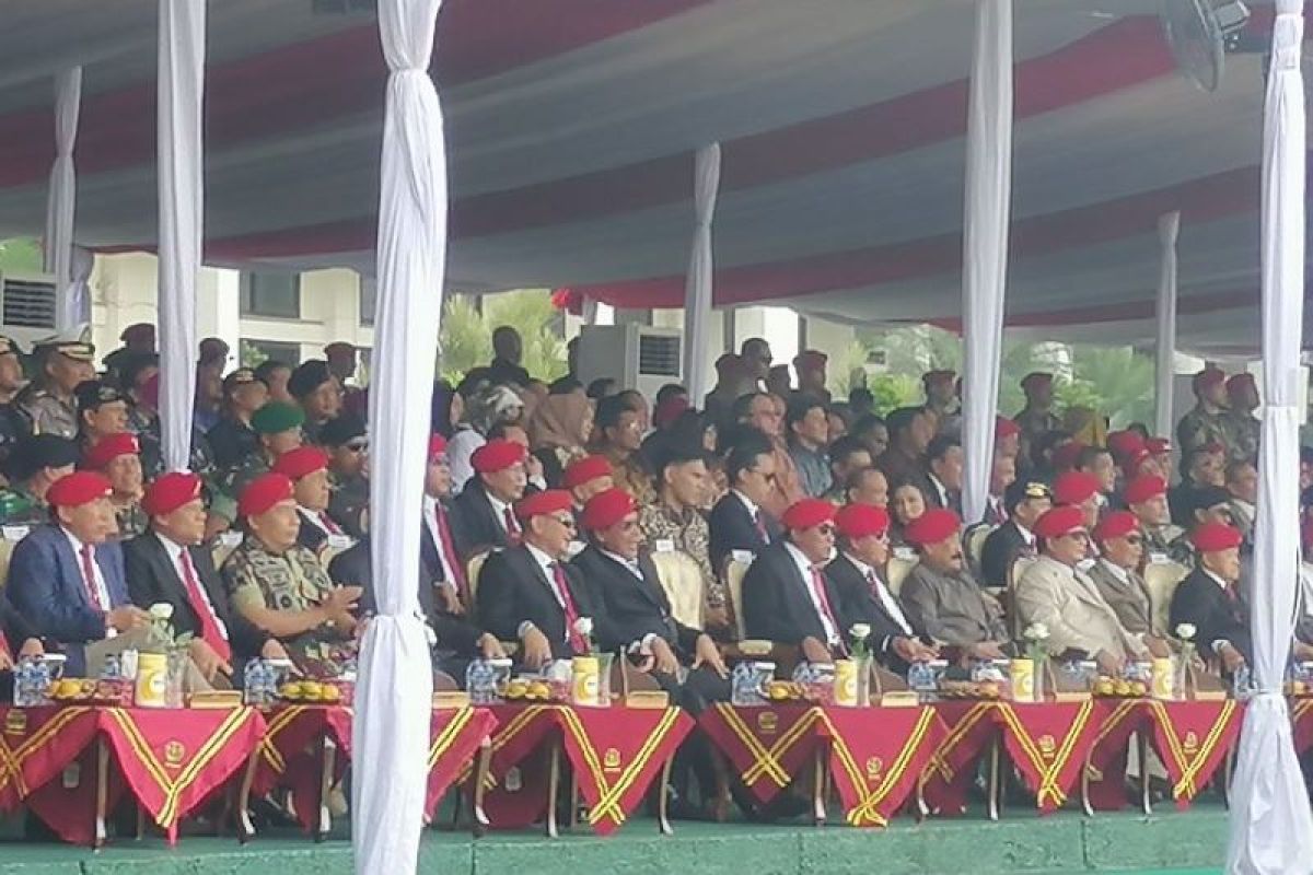 Prabowo, Hendropriyono dan Gatot Nurmantyo hadiri HUT Kopassus