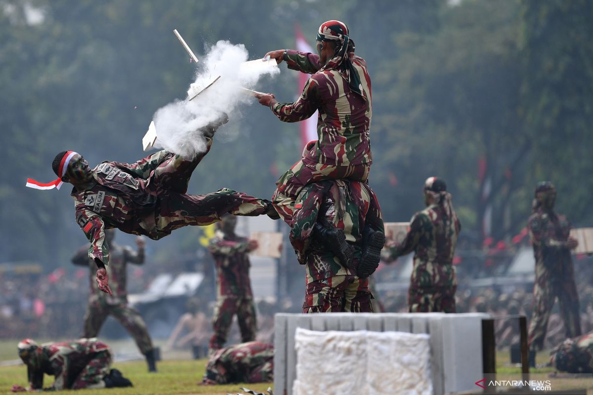 Prabowo bangga dengan kemampuan prajurit Kopassus